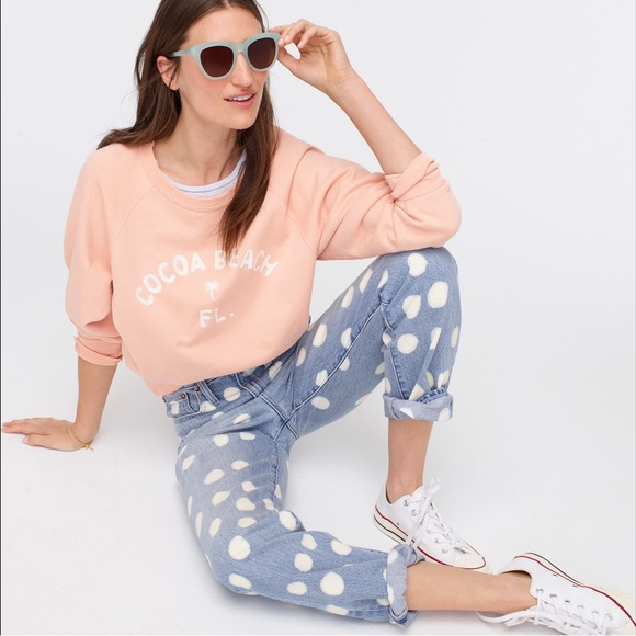 JCREW Garment-dyed "Cocoa Beach" sweatshirt - Picture 2 of 4